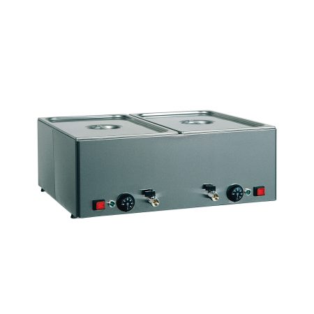 BMV21 | BMV: TAVOLE CALDE CON TEMPERATURE VASCHE DIFFERENZIATE - A BAGNOMARIA (con rubinetto di scarico) - Arredamento Professionale per Bar e Ristoranti