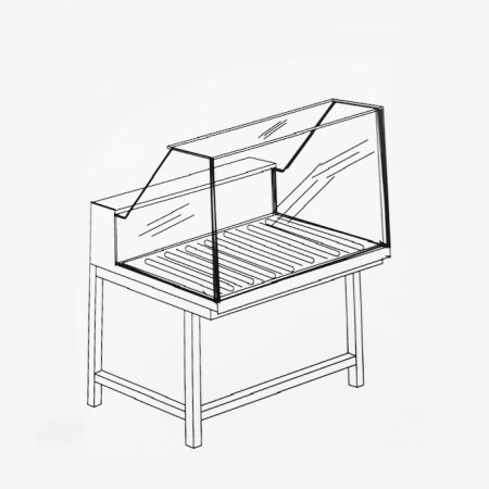 IMG 1654 | VETRINA CALDO SECCO DA RIVESTIRE - ALTEZZA CM. 133 - Arredamento Professionale per Bar e Ristoranti