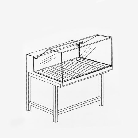IMG 1659 | VETRINA CALDO SECCO DA RIVESTIRE - ALTEZZA CM. 113 - Arredamento Professionale per Bar e Ristoranti